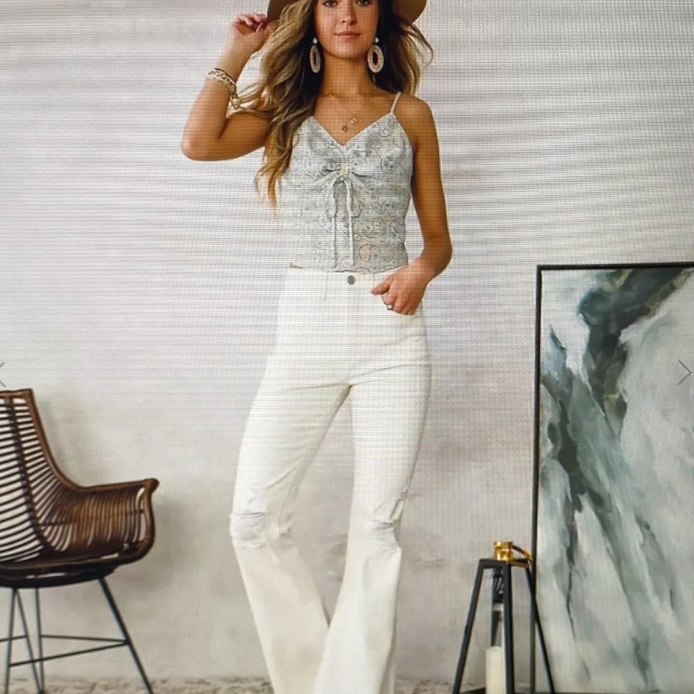 Willow & Root The Flared Out Jean  size 25 / 34 / Reed